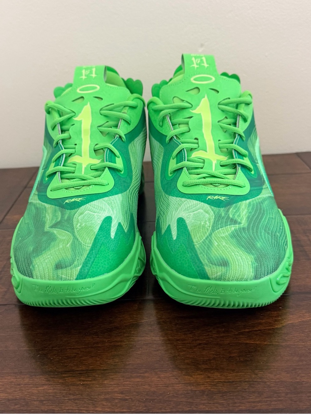 Puma MB.03 Lo Team Green LaMelo Ball Basketball Shoes Mens Size 17